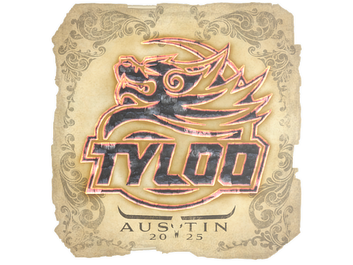Sticker | TYLOO | Austin 2025 — CS2 skin image, High Grade rarity
