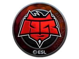 Sticker | HellRaisers (Foil) | Katowice 2019 — CS2 skin image, Exotic rarity