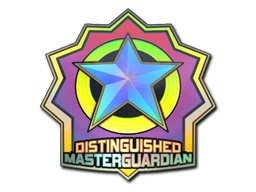Sticker | Distinguished Master Guardian (Holo) — CS2 skin image, Remarkable rarity