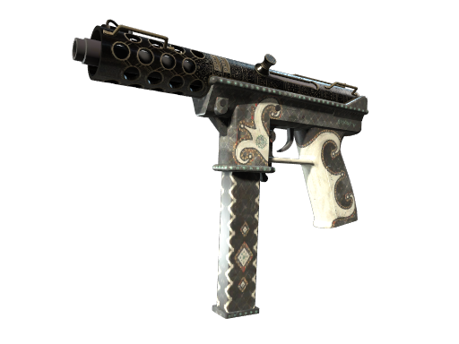 Tec-9 | Jambiya (Well-Worn) — изображение скина CS2, редкость Mil-Spec Grade