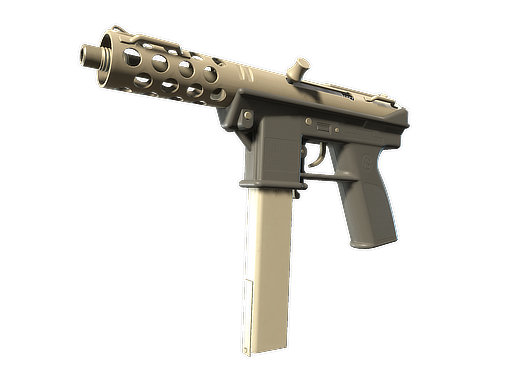 Tec-9 | Raw Ceramic (Well-Worn) — изображение скина CS2, редкость Consumer Grade