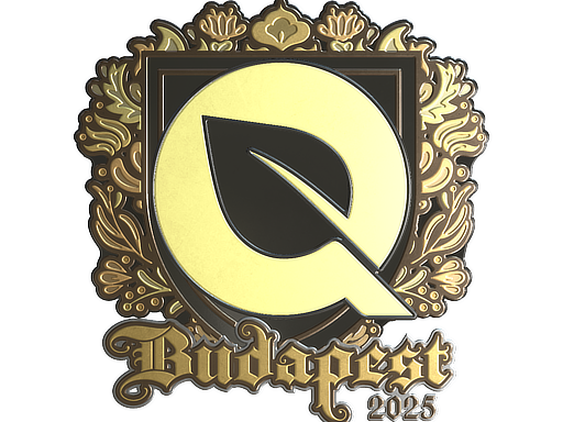 Sticker | FlyQuest (Gold) | Budapest 2025 — CS2 skin image, Extraordinary rarity