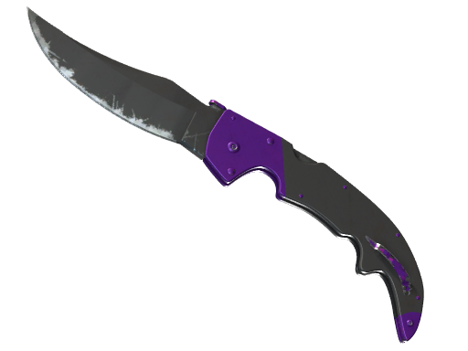 ★ StatTrak™ Falchion Knife | Ultraviolet (Field-Tested) — CS2 skin image