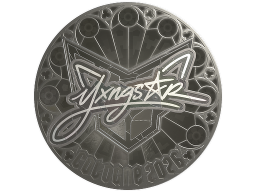 Sticker | yxngstxr (Foil) | Cologne 2026 — CS2 skin image, Remarkable rarity