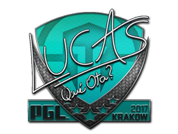 Sticker | LUCAS1 | Krakow 2017 — CS2 skin image, High Grade rarity