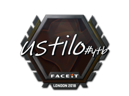 Sticker | USTILO | London 2018 — CS2 skin image, High Grade rarity