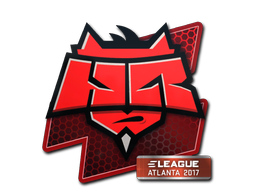 Sticker | HellRaisers | Atlanta 2017 — CS2 skin image, High Grade rarity
