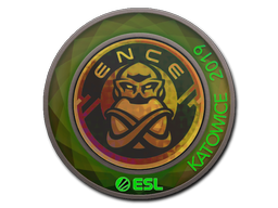 Sticker | ENCE (Holo) | Katowice 2019 — CS2 skin image, Remarkable rarity