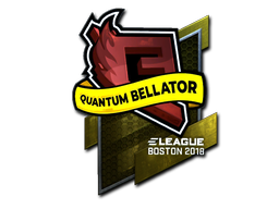 Sticker | Quantum Bellator Fire (Foil) | Boston 2018 — CS2 skin image, Exotic rarity