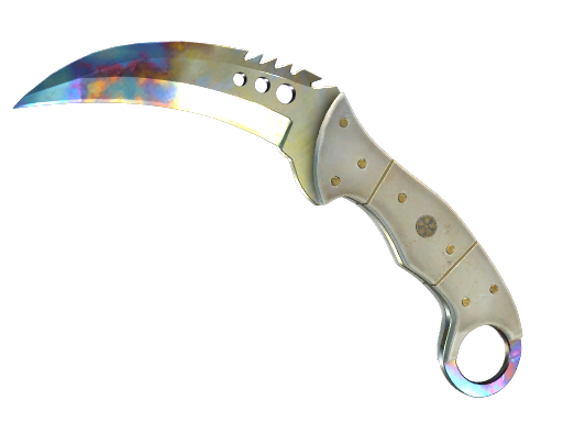 ★ StatTrak™ Talon Knife | Case Hardened (Well-Worn) — CS2 skin image