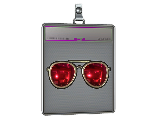 Sticker Slab | Red Shades (Foil) — CS2 skin image, Exotic rarity