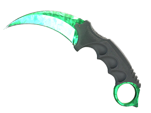 ★ Karambit | Gamma Doppler Emerald — CS2 skin, Covert rarity