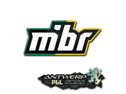 Sticker | MIBR | Antwerp 2022 — CS2 skin image, High Grade rarity