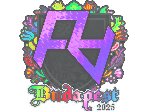 Sticker | Rare Atom (Holo) | Budapest 2025 — CS2 skin image, Exotic rarity