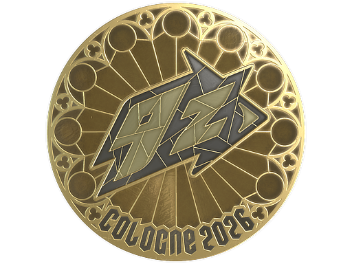 Sticker | 9z Team (Gold) | Cologne 2026 — CS2 skin image, Extraordinary rarity