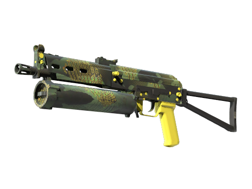 StatTrak™ PP-Bizon | Jungle Slipstream (Factory New) — изображение скина CS2, редкость Mil-Spec Grade
