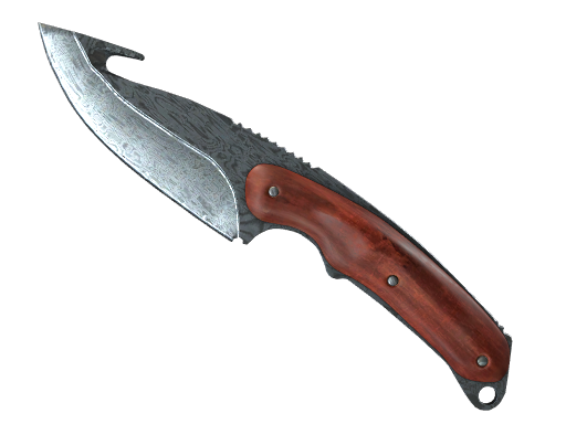 ★ StatTrak™ Gut Knife | Damascus Steel (Minimal Wear) — CS2 skin image