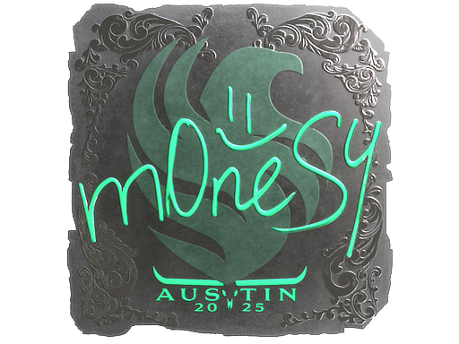 Sticker | m0NESY (Foil) | Austin 2025 — CS2 skin image, Remarkable rarity