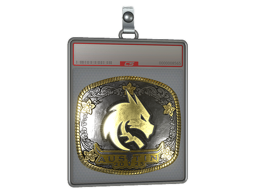 Sticker Slab | Team Spirit (Gold) | Austin 2025 — CS2 skin image, Extraordinary rarity