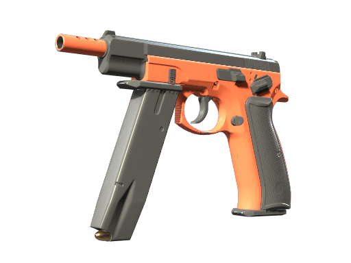 CZ75-Auto | Nitro (Well-Worn) — изображение скина CS2, редкость Mil-Spec Grade