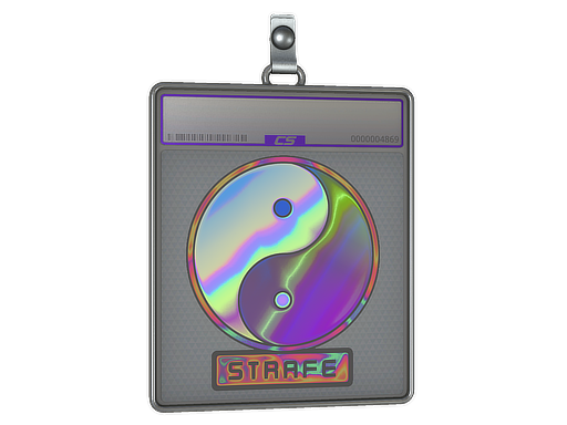 Sticker Slab | Abalone Strafe (Holo) — CS2 skin image, Remarkable rarity