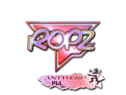 Sticker | ropz (Holo) | Antwerp 2022 — CS2 skin image, Exotic rarity
