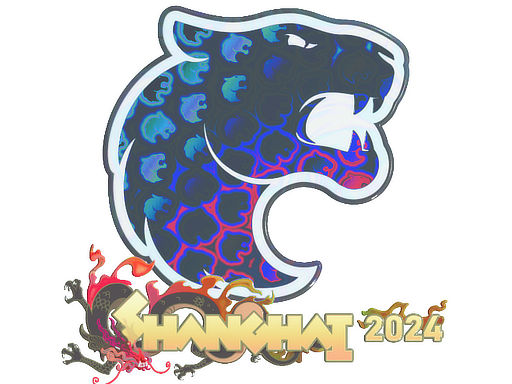 Sticker | FURIA (Holo) | Shanghai 2024 — CS2 skin image, Exotic rarity