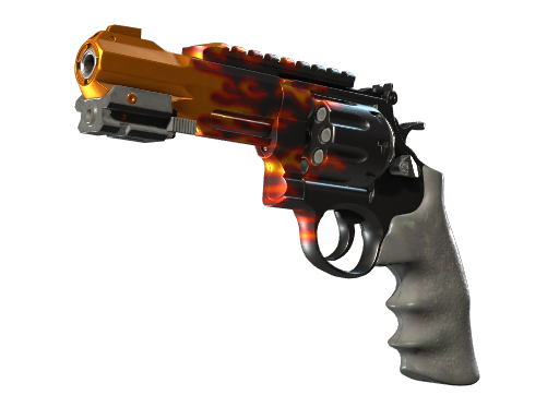 R8 Revolver | Blaze — скин CS2, редкость Mil-Spec Grade