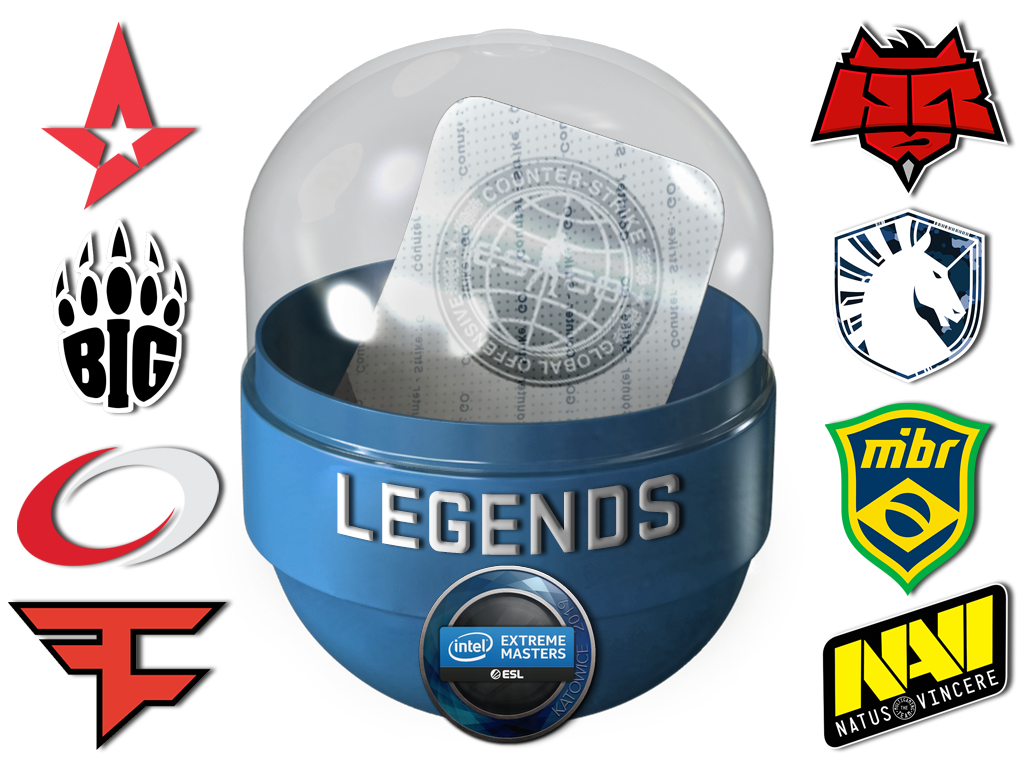 Katowice 2019 Legends (Holo/Foil) — CS2 skin image, Base Grade rarity
