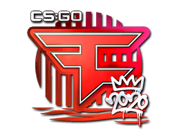 Sticker | FaZe (Foil) | 2020 RMR — CS2 skin image, Exotic rarity