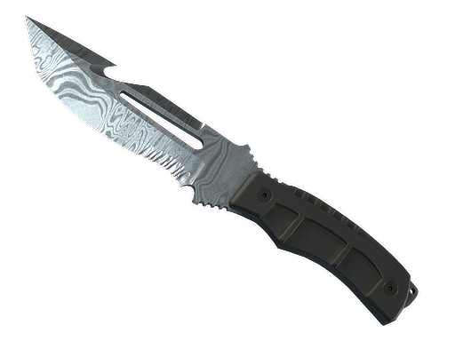 ★ StatTrak™ Survival Knife | Damascus Steel (Minimal Wear) — CS2 skin image