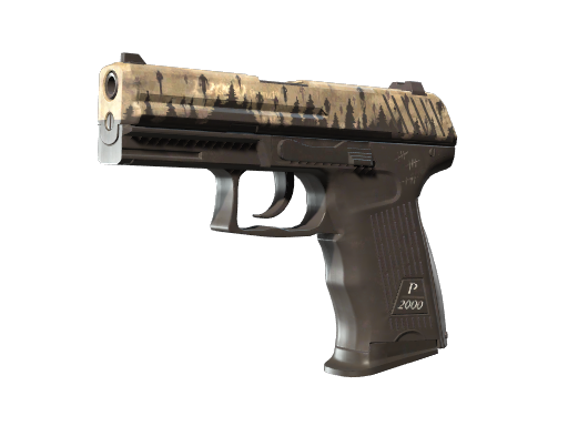 P2000 | Lifted Spirits (Well-Worn) — изображение скина CS2, редкость Mil-Spec Grade