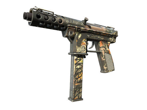 Tec-9 | Rebel (Battle-Scarred) — изображение скина CS2, редкость Mil-Spec Grade