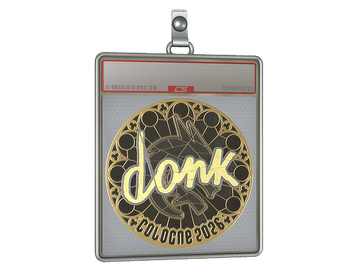 Sticker Slab | donk (Gold) | Cologne 2026 — CS2 skin image, Extraordinary rarity