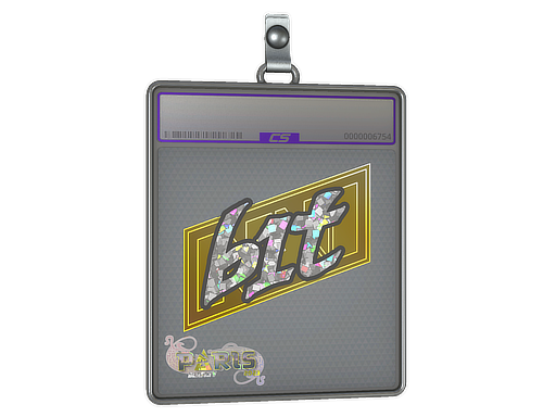 Sticker Slab | b1t (Glitter) | Paris 2023 — CS2 skin image, Remarkable rarity