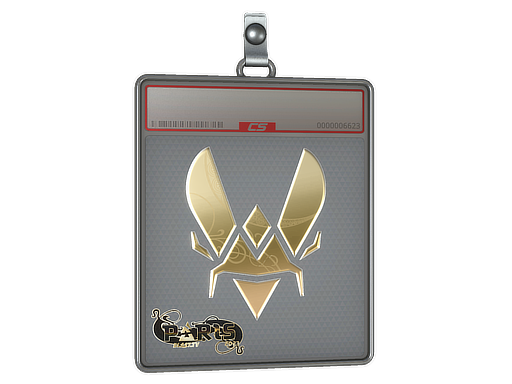 Sticker Slab | Vitality (Gold) | Paris 2023 — CS2 skin image, Extraordinary rarity