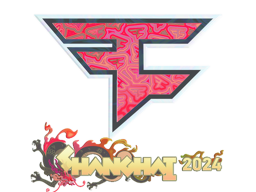 Sticker | FaZe Clan (Holo) | Shanghai 2024 — CS2 skin image, Exotic rarity