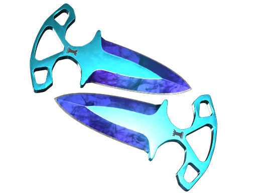 ★ Shadow Daggers | Doppler (Minimal Wear) — изображение скина CS2, редкость Covert