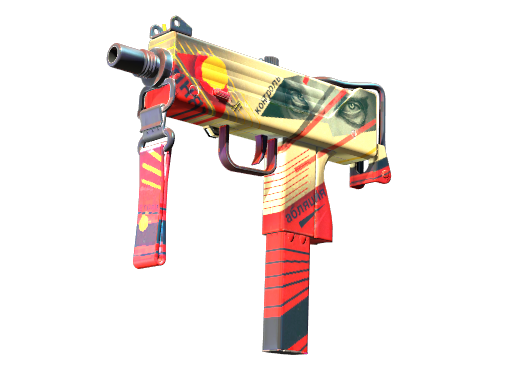 MAC-10 | Propaganda (Field-Tested) — изображение скина CS2, редкость Classified