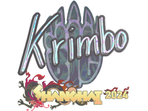 Sticker | Krimbo (Holo) | Shanghai 2024 — CS2 skin image, Exotic rarity