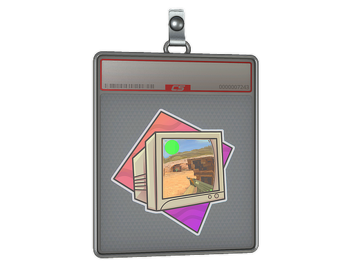 Sticker Slab | Old School (Lenticular) — CS2 skin image, Extraordinary rarity