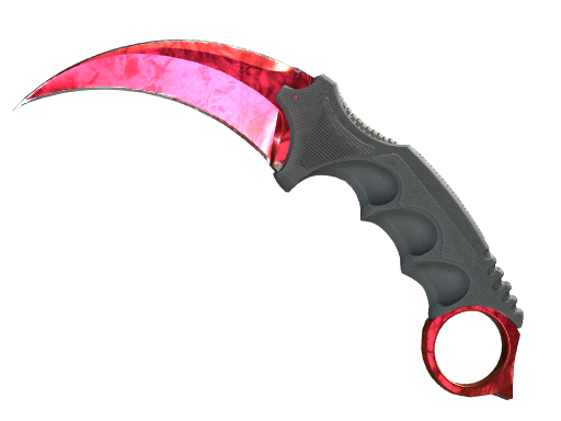 ★ Karambit | Doppler Ruby (Minimal Wear) — CS2 skin image, Covert rarity