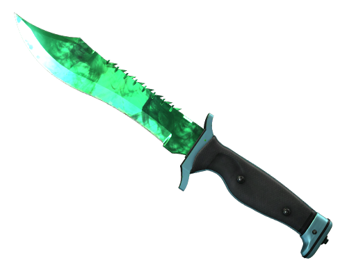 ★ Bowie Knife | Gamma Doppler Emerald (Minimal Wear) — CS2 skin image, Covert rarity