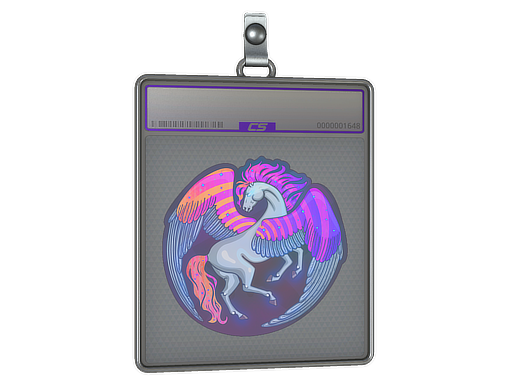 Sticker Slab | Pegasus (Holo) — CS2 skin image, Remarkable rarity