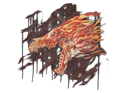 Sealed Graffiti | Howling Dawn — CS2 skin image, Exotic rarity