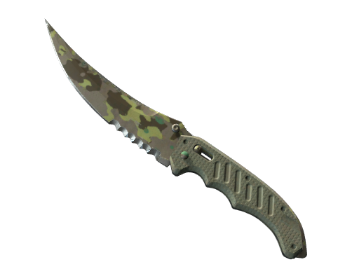 ★ StatTrak™ Flip Knife | Boreal Forest (Minimal Wear) — CS2 skin image