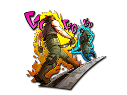 Sticker | Approaching Site (Foil) — CS2 skin image, Exotic rarity