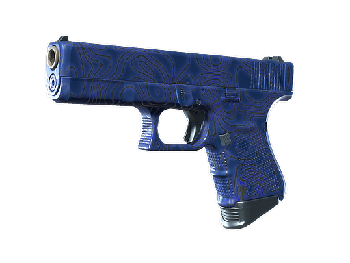 Glock-18 | Ocean Topo (Factory New) — изображение скина CS2, редкость Industrial Grade