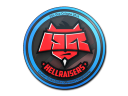 Sticker | HellRaisers | Cologne 2014 — CS2 skin image, High Grade rarity