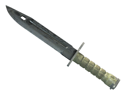 ★ StatTrak™ Bayonet | Damascus Steel (Battle-Scarred) — CS2 skin image